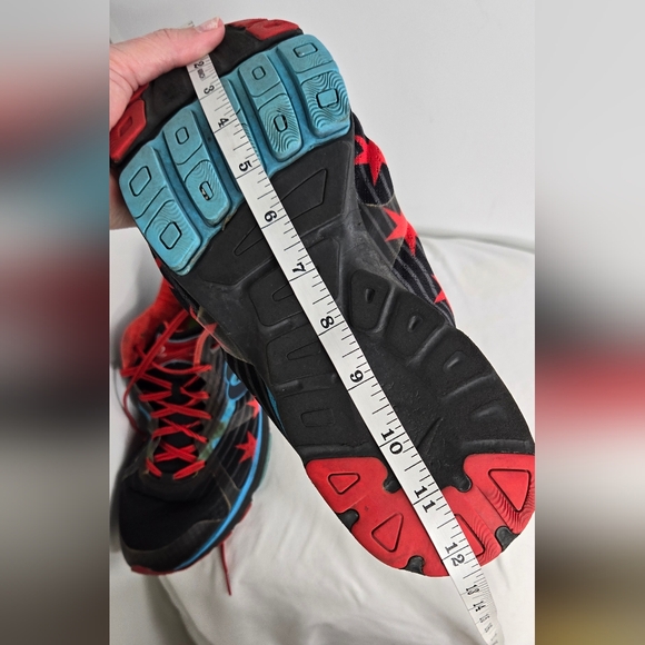 Newton Chicago Running Fusion Special Edition shoes 11.5 black blue red starsh - Picture 15 of 17